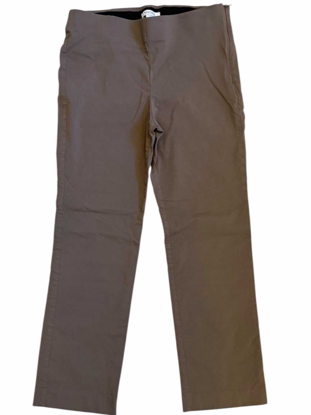 WHITE HOUSE BLACK MARKET SLIM ANKLE PANTS Side Zip Elastic Waist SIZE 12S SLIM